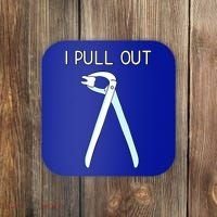 I Pull Out Dental Forceps Dentist Instruts Tooth Gift Coaster thumb 0