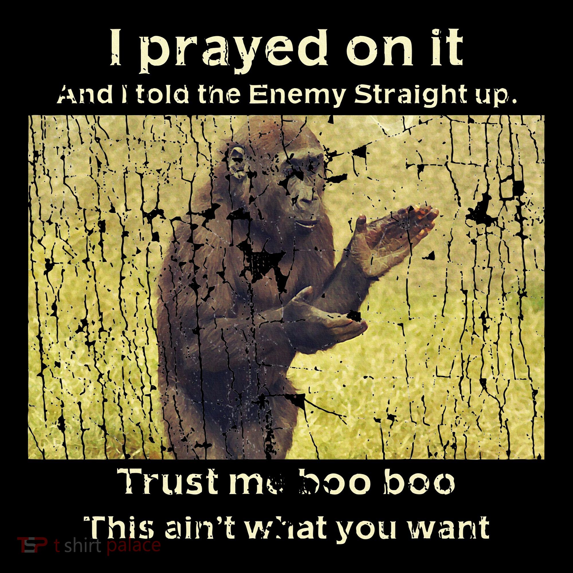 I Prayed On It And I Told The Enemy Straight Up Women's Hoodie