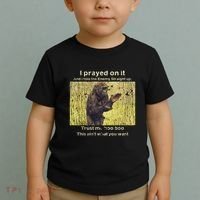 I Prayed On It And I Told The Enemy Straight Up Toddler T-Shirt thumb 2