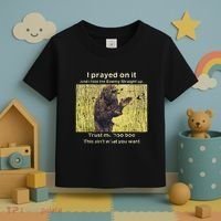 I Prayed On It And I Told The Enemy Straight Up Toddler T-Shirt thumb 3