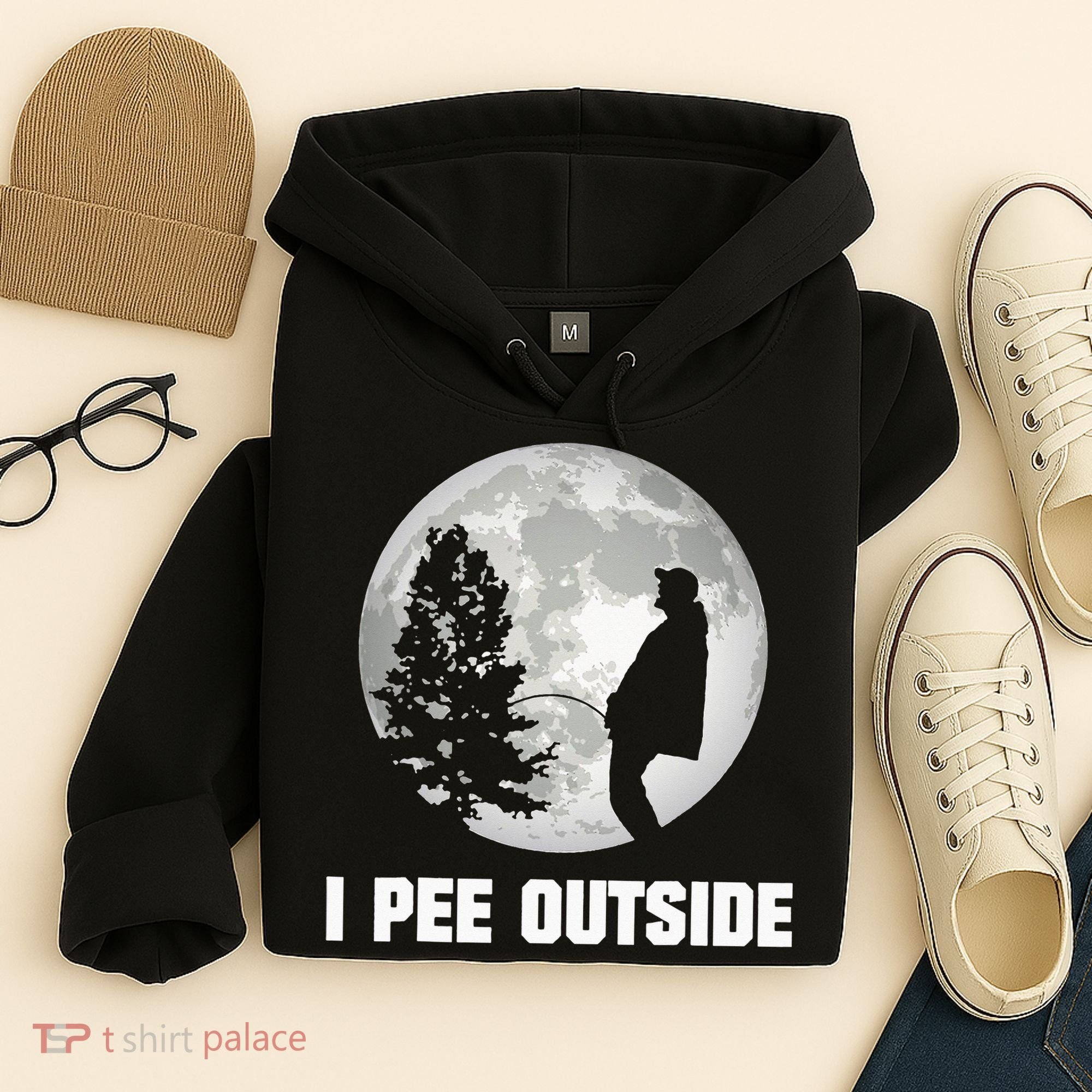 I Pee Outside I Love Peeing Outside Funny Camping Hoodie