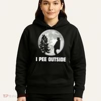 I Pee Outside I Love Peeing Outside Funny Camping Hoodie thumb 5