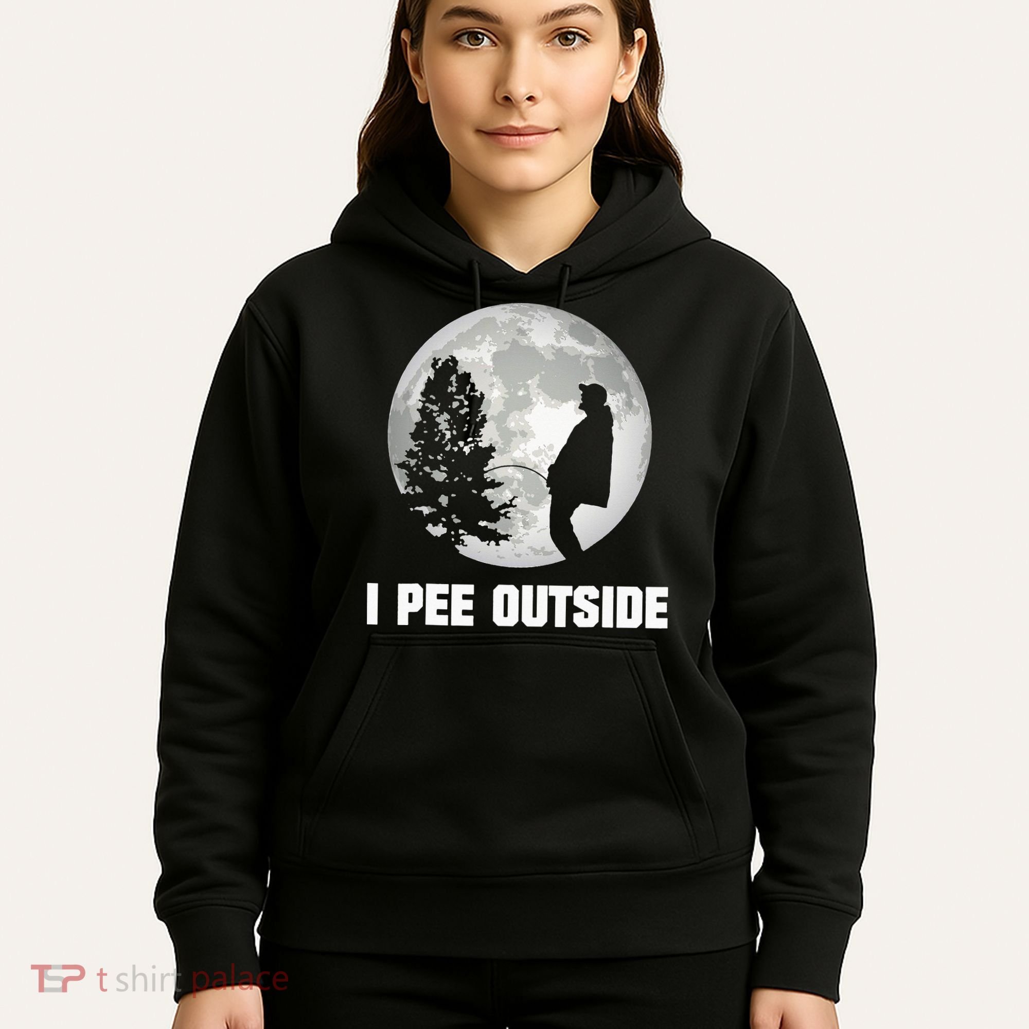 I Pee Outside I Love Peeing Outside Funny Camping Hoodie