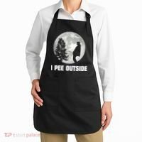 I Pee Outside I Love Peeing Outside Funny Camping Apron thumb 2