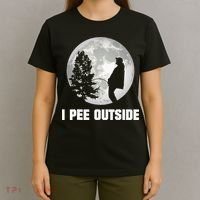 I Pee Outside I Love Peeing Outside Funny Camping T-Shirt thumb 4