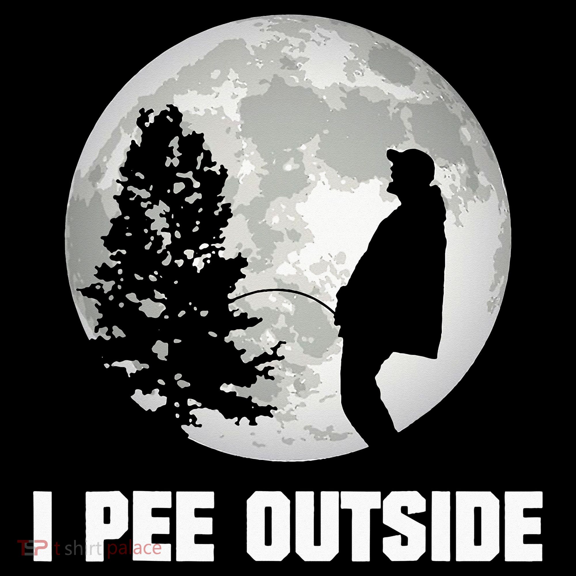 I Pee Outside I Love Peeing Outside Funny Camping Women's Hoodie