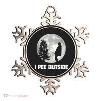 I Pee Outside I Love Peeing Outside Funny Camping Ornament thumb 0