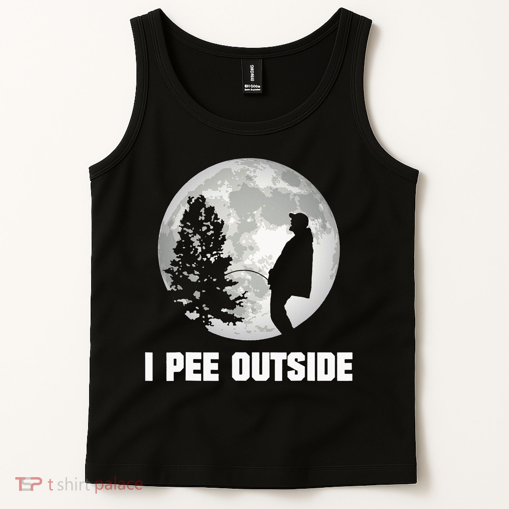 I Pee Outside I Love Peeing Outside Funny Camping Tank Top