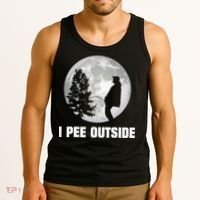 I Pee Outside I Love Peeing Outside Funny Camping Tank Top thumb 3