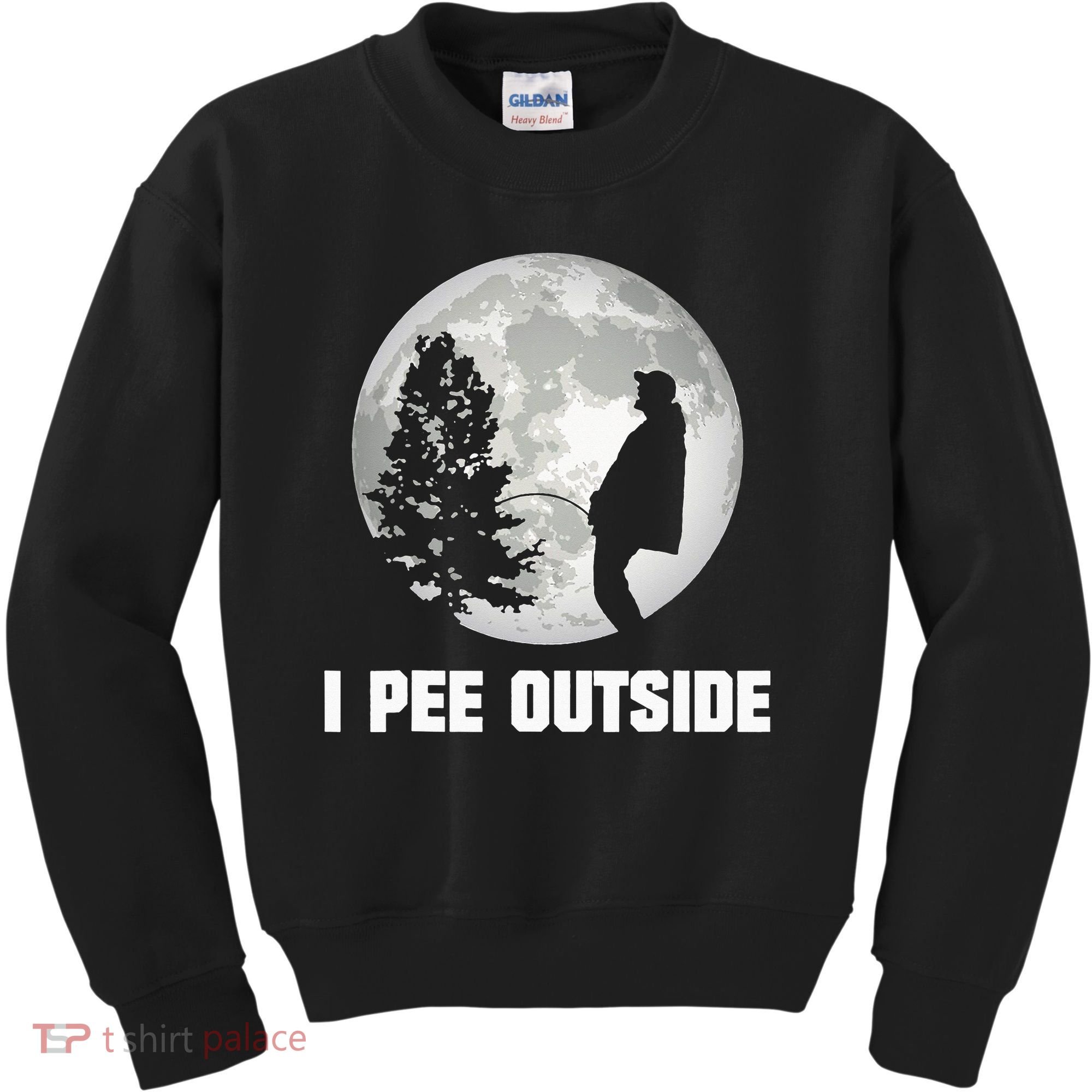 I Pee Outside I Love Peeing Outside Funny Camping Kids Sweatshirt