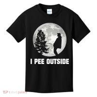 I Pee Outside I Love Peeing Outside Funny Camping Kids T-Shirt thumb 0