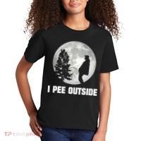 I Pee Outside I Love Peeing Outside Funny Camping Kids T-Shirt thumb 2