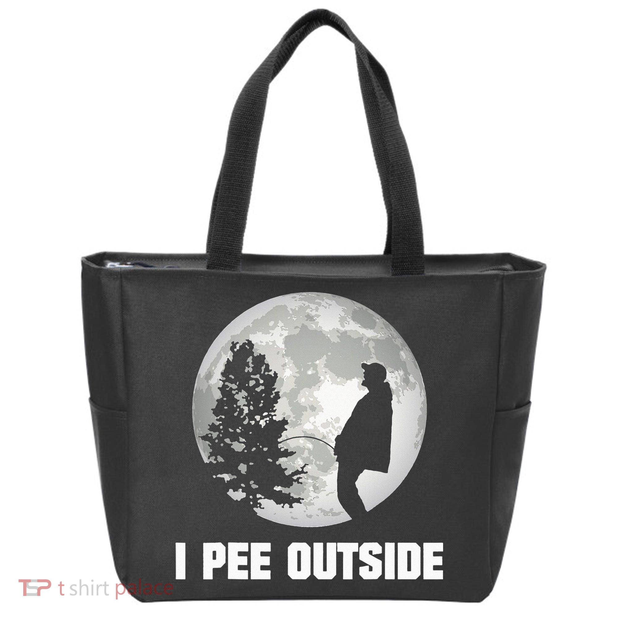 I Pee Outside I Love Peeing Outside Funny Camping Tote Bag