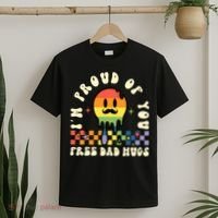 Im Proud Of You Free Dad Hugs LGBT T-Shirt thumb 2