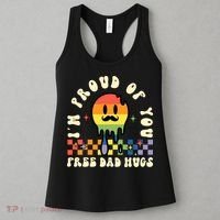 Im Proud Of You Free Dad Hugs LGBT Women's Tank Top thumb 3