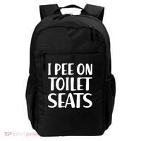 I Pee On Toilet Seats Backpack thumb 0