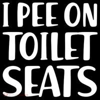 I Pee On Toilet Seats Women's Hoodie thumb 2
