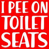 I Pee On Toilet Seats Women's Tank Top thumb 5