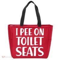 I Pee On Toilet Seats Tote Bag thumb 0