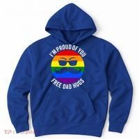 IM Proud Of You Free Dad Hugs Pride Lgbtq Ally Great Gift Hoodie thumb 0