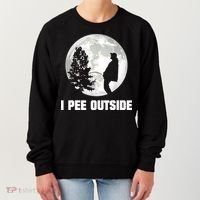 I Pee Outside I Love Peeing Outside Funny Camping Women's Sweatshirt thumb 0