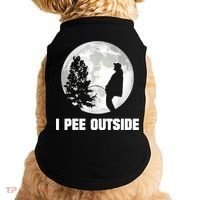 I Pee Outside I Love Peeing Outside Funny Camping Doggie Tank thumb 0