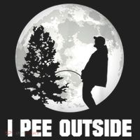 I Pee Outside I Love Peeing Outside Funny Camping Beanie thumb 2