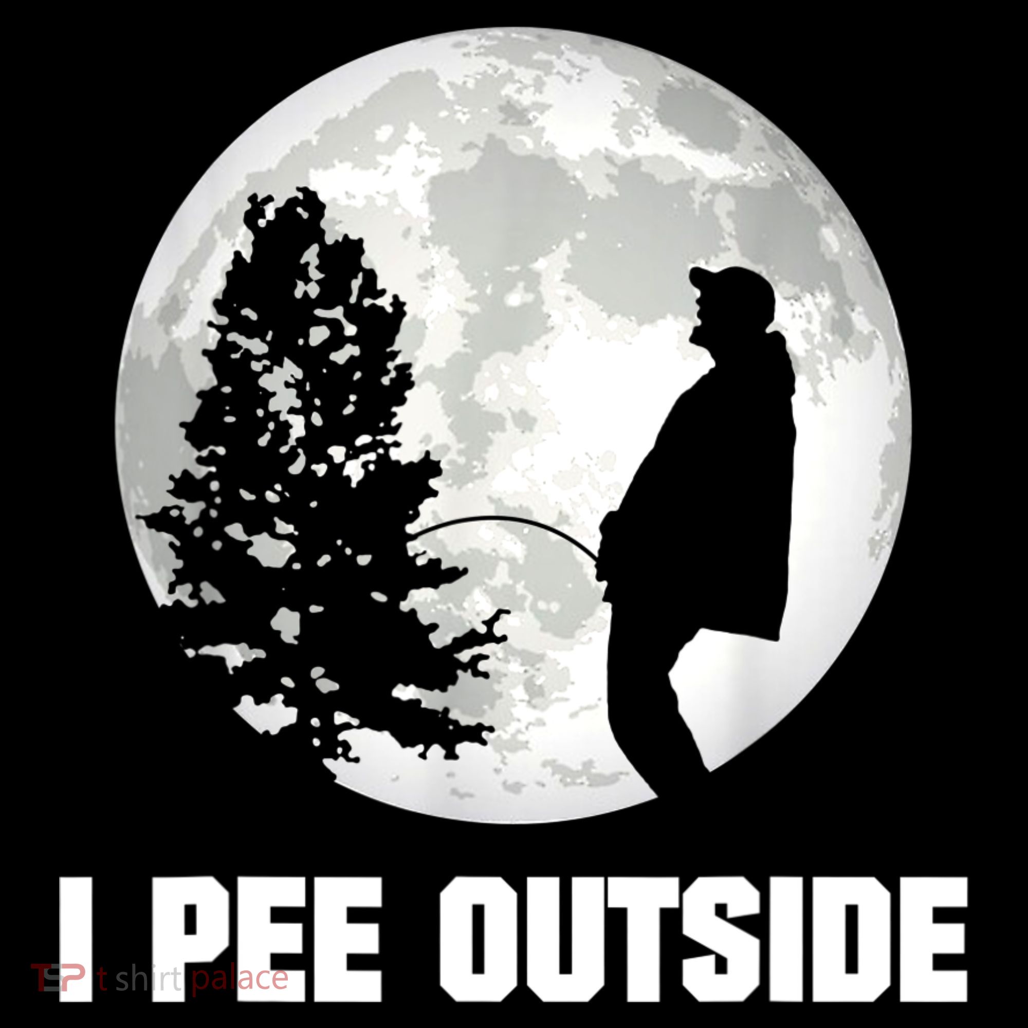 I Pee Outside I Love Peeing Outside Funny Camping Women's Hoodie