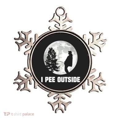 I Pee Outside I Love Peeing Outside Funny Camping Ornament