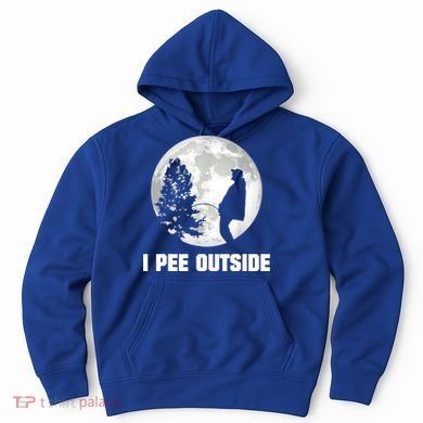 I Pee Outside I Love Peeing Outside Funny Camping Hoodie