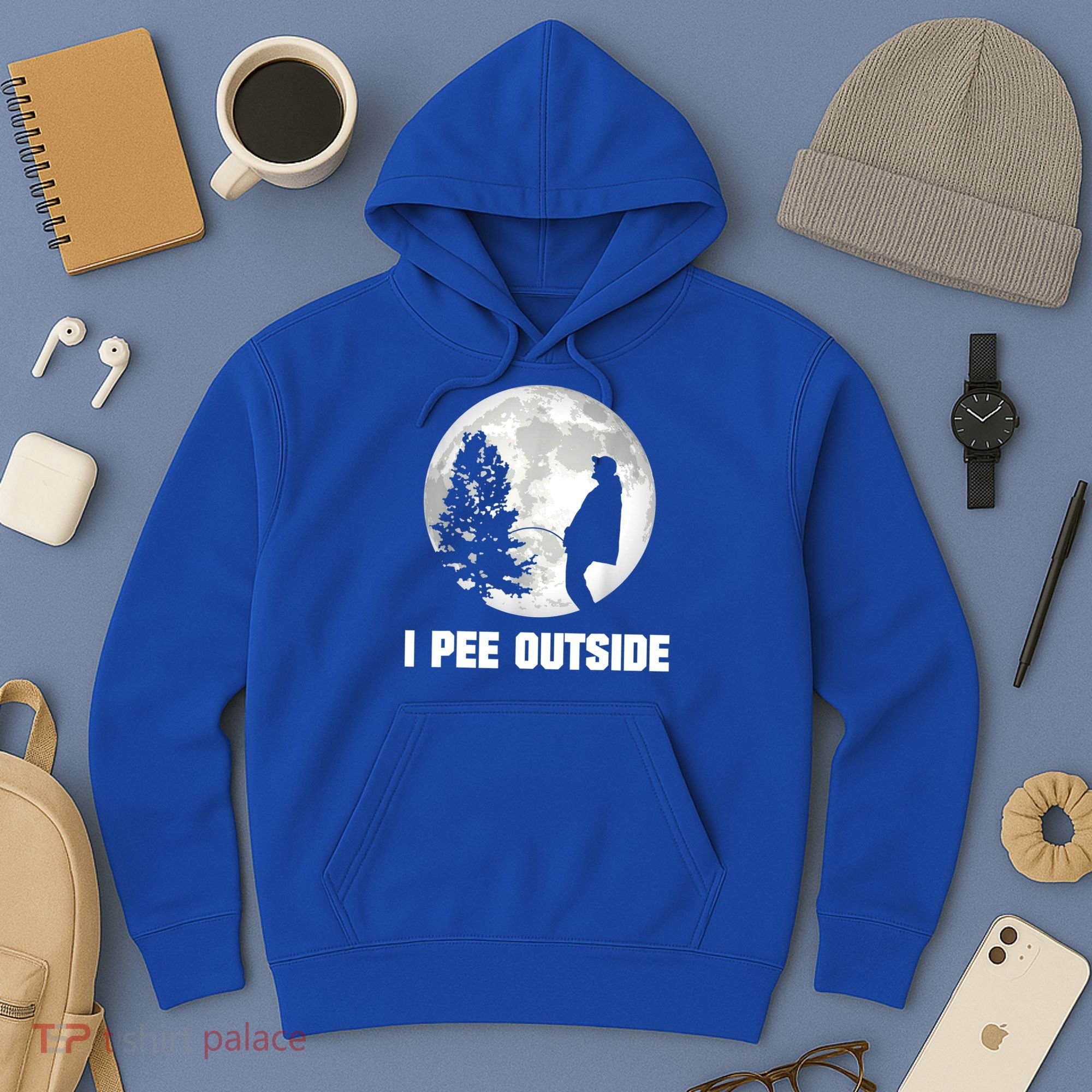 I Pee Outside I Love Peeing Outside Funny Camping Hoodie