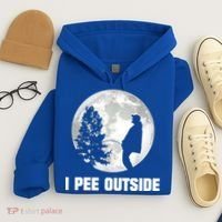 I Pee Outside I Love Peeing Outside Funny Camping Hoodie thumb 4