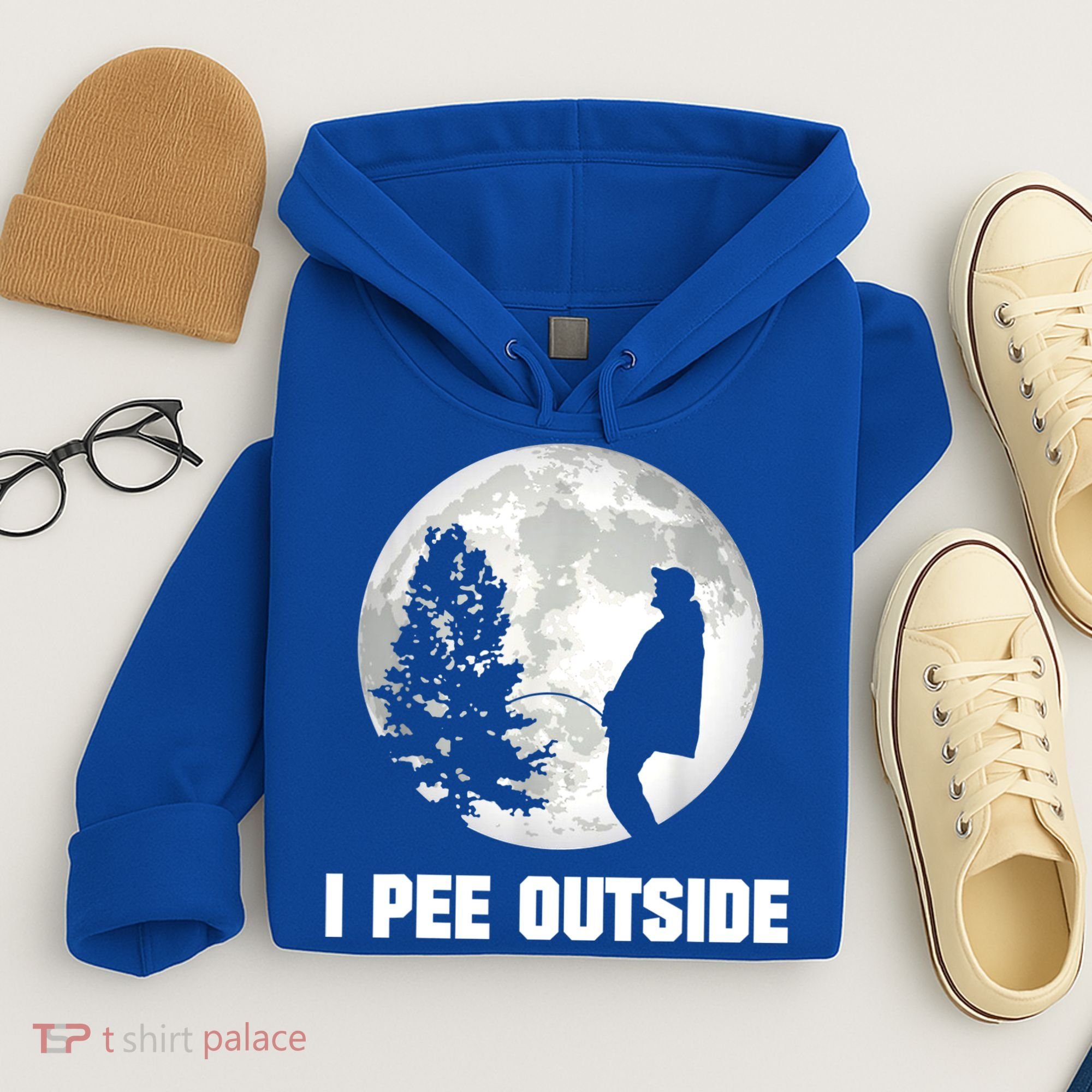 I Pee Outside I Love Peeing Outside Funny Camping Hoodie