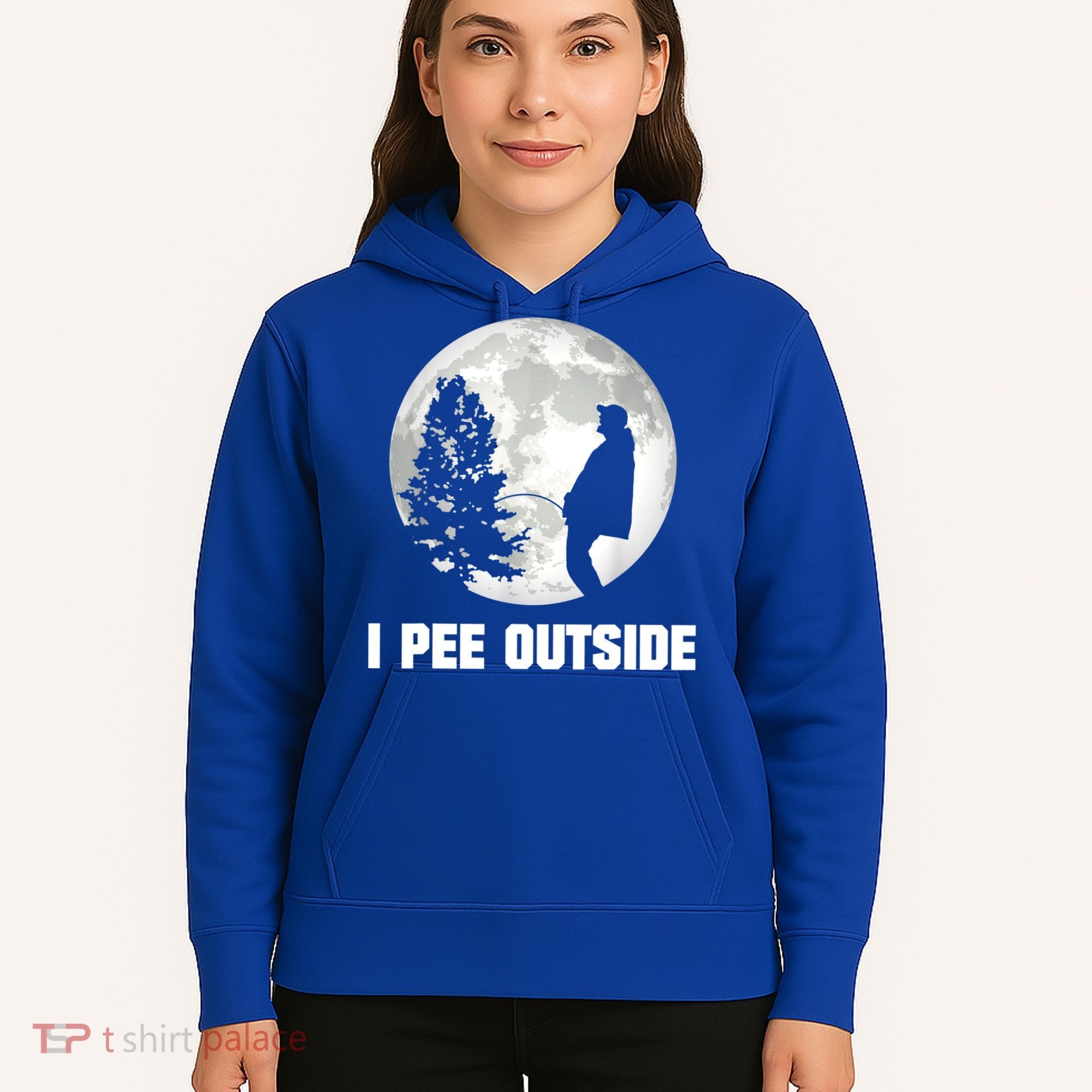 I Pee Outside I Love Peeing Outside Funny Camping Hoodie