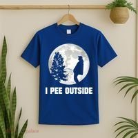 I Pee Outside I Love Peeing Outside Funny Camping T-Shirt thumb 2