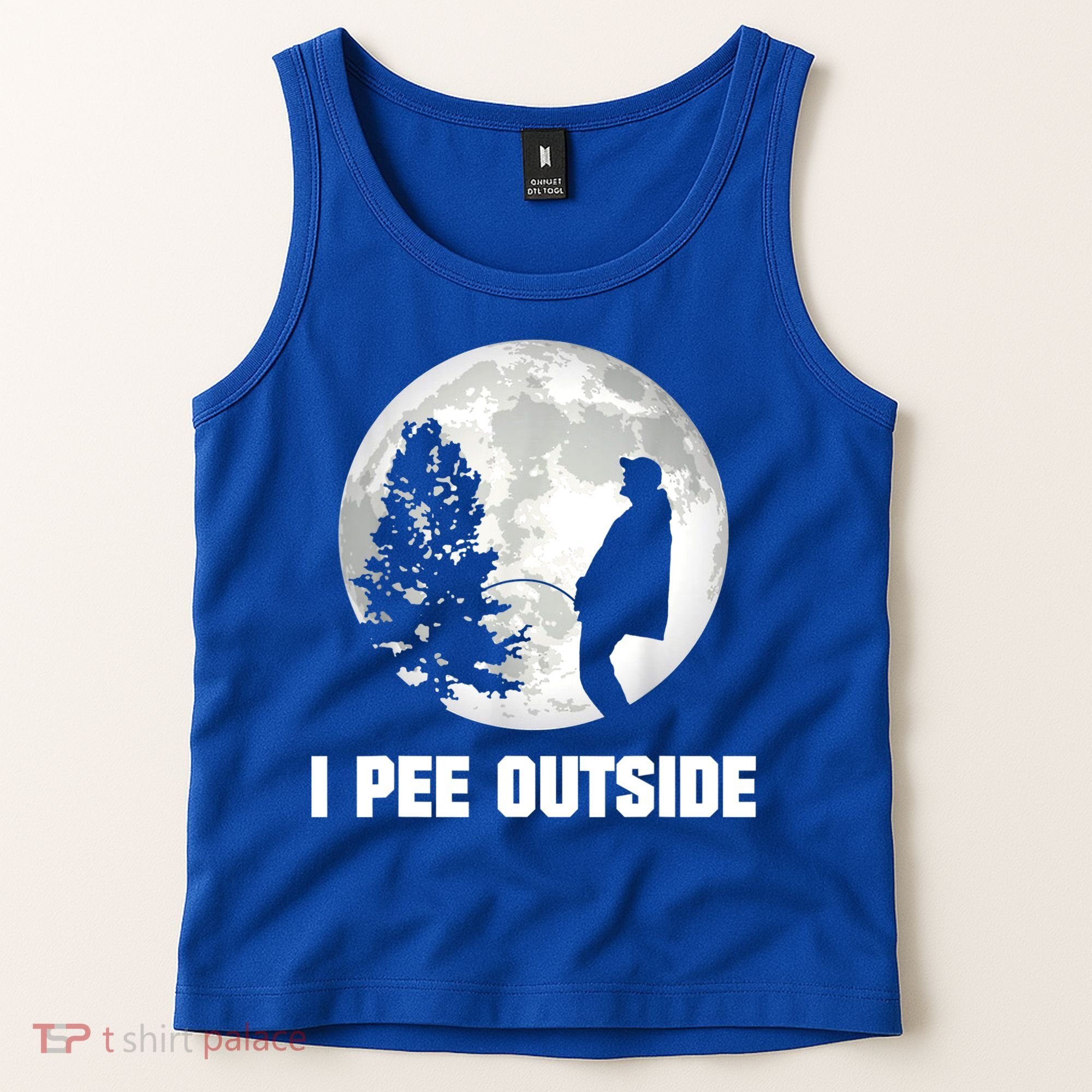 I Pee Outside I Love Peeing Outside Funny Camping Tank Top