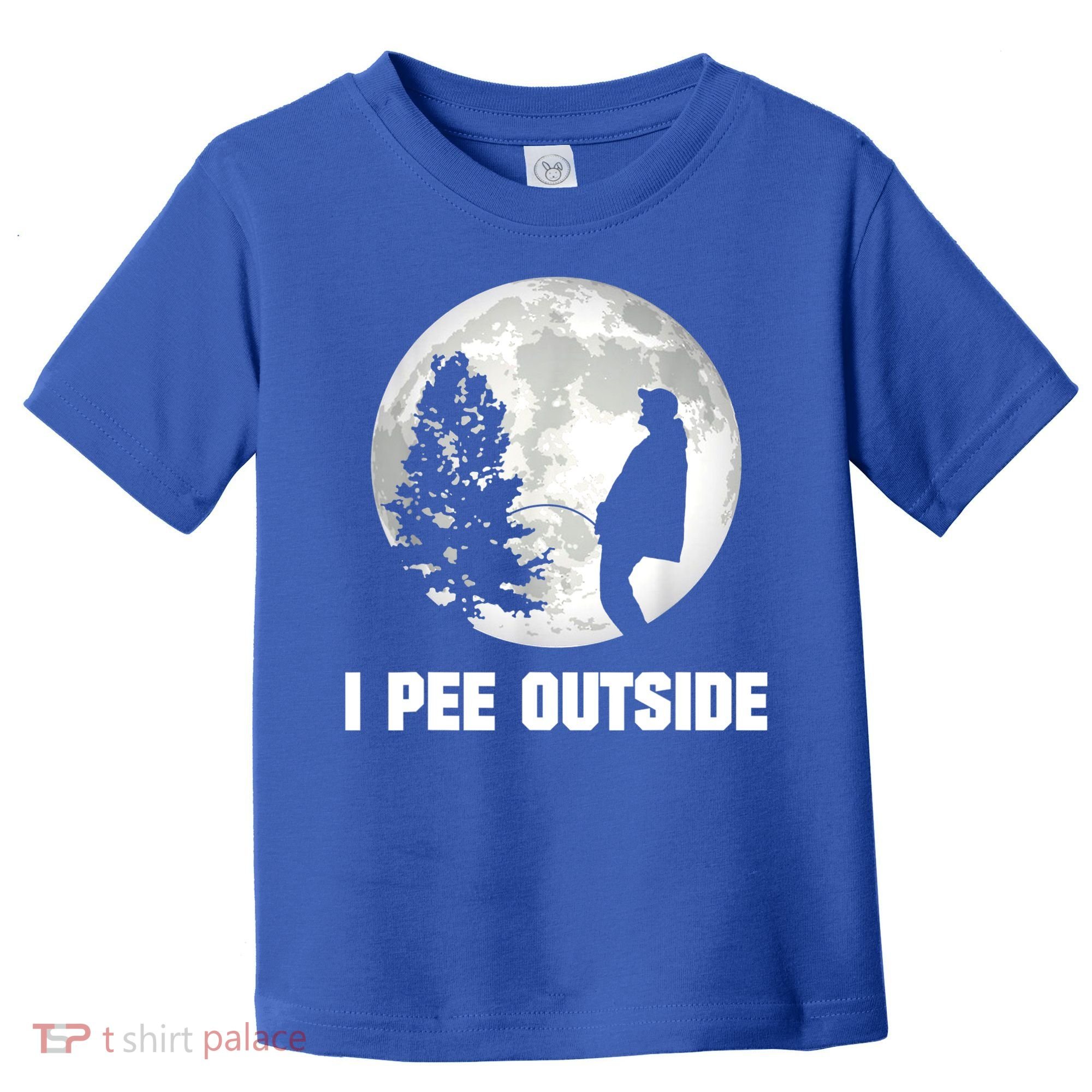 I Pee Outside I Love Peeing Outside Funny Camping Toddler T-Shirt