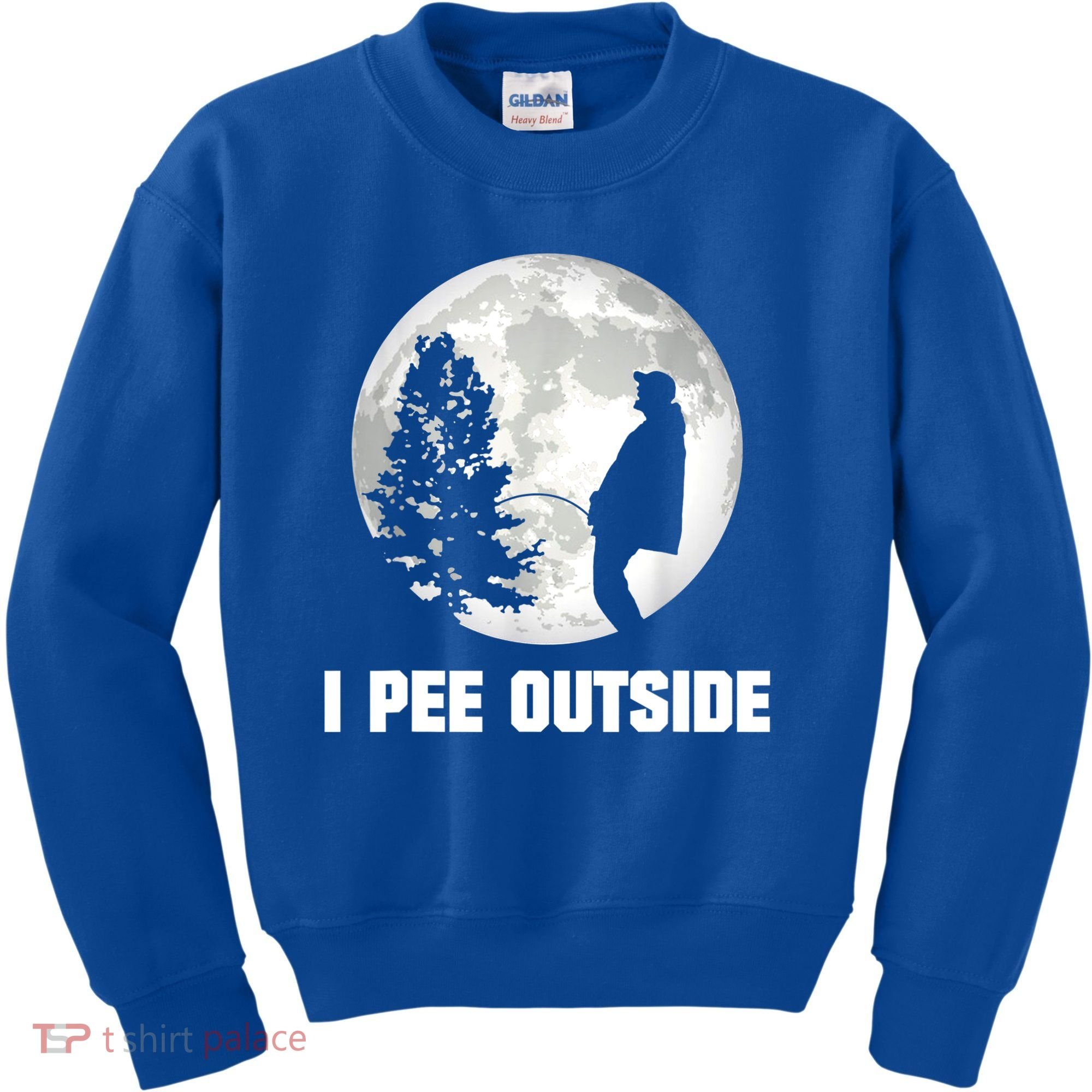 I Pee Outside I Love Peeing Outside Funny Camping Kids Sweatshirt