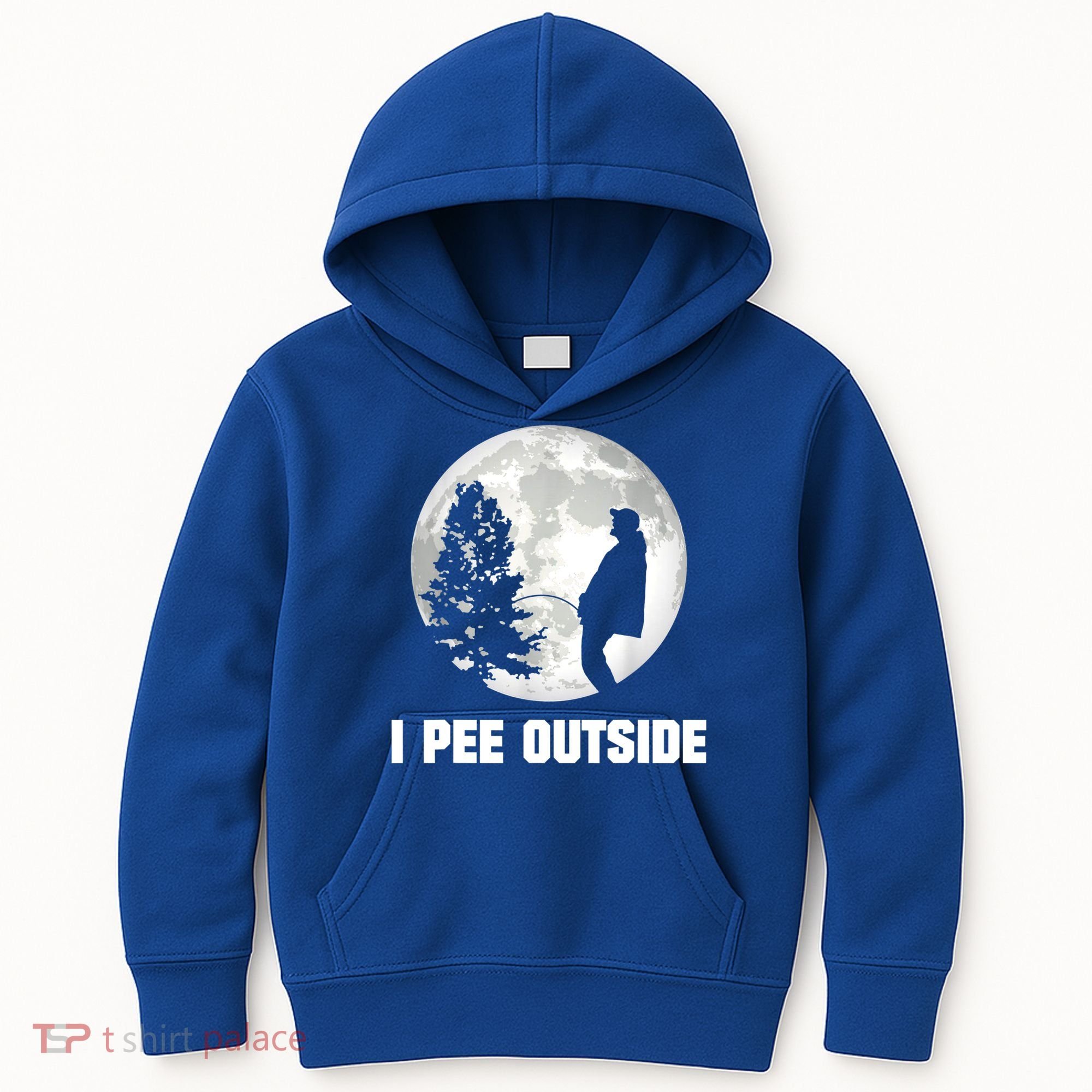 I Pee Outside I Love Peeing Outside Funny Camping Kids Hoodie