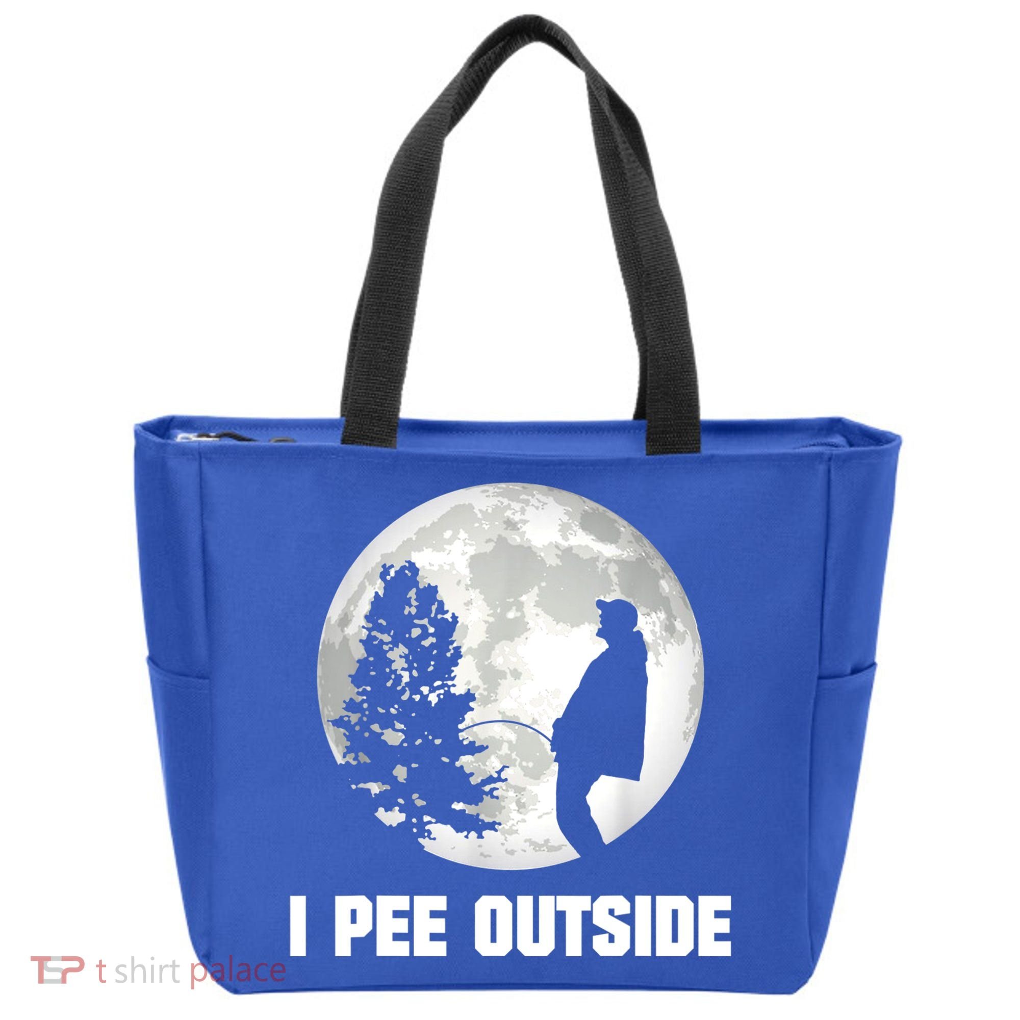 I Pee Outside I Love Peeing Outside Funny Camping Tote Bag