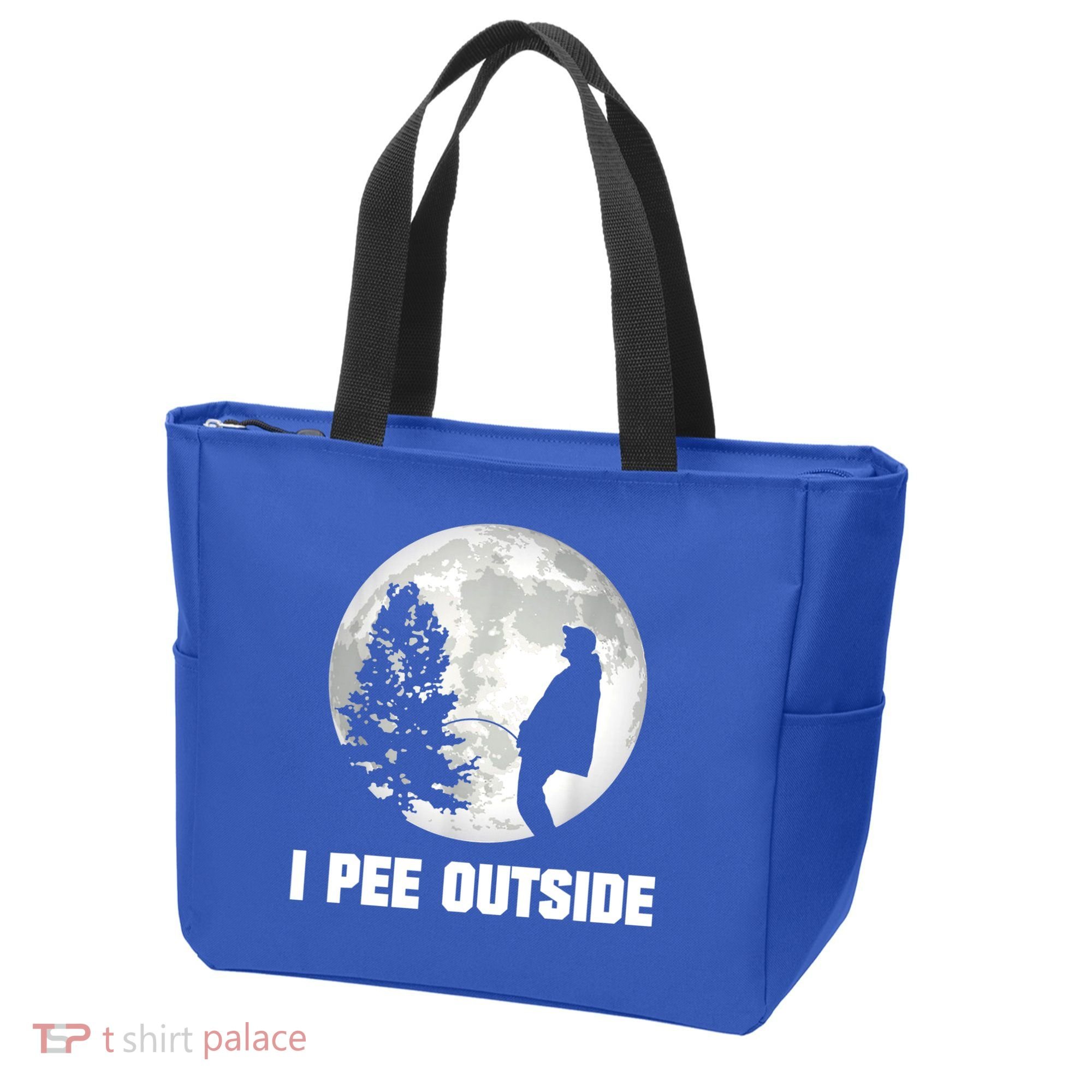 I Pee Outside I Love Peeing Outside Funny Camping Tote Bag