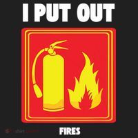 I Put Out Firefighter Fire Extinguisher I Put Out Fires Beanie thumb 2