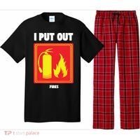 I Put Out Firefighter Fire Extinguisher I Put Out Fires Pajama Set thumb 0
