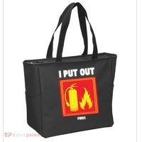 I Put Out Firefighter Fire Extinguisher I Put Out Fires Tote Bag thumb 2