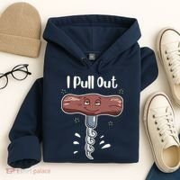I Pull Out Wine Drinks Funny Corkscrew Meme Gift Hoodie thumb 4