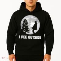 I Pee Outside I Love Peeing Outside Funny Camping Hoodie thumb 2
