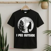 I Pee Outside I Love Peeing Outside Funny Camping T-Shirt thumb 2