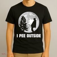 I Pee Outside I Love Peeing Outside Funny Camping T-Shirt thumb 3