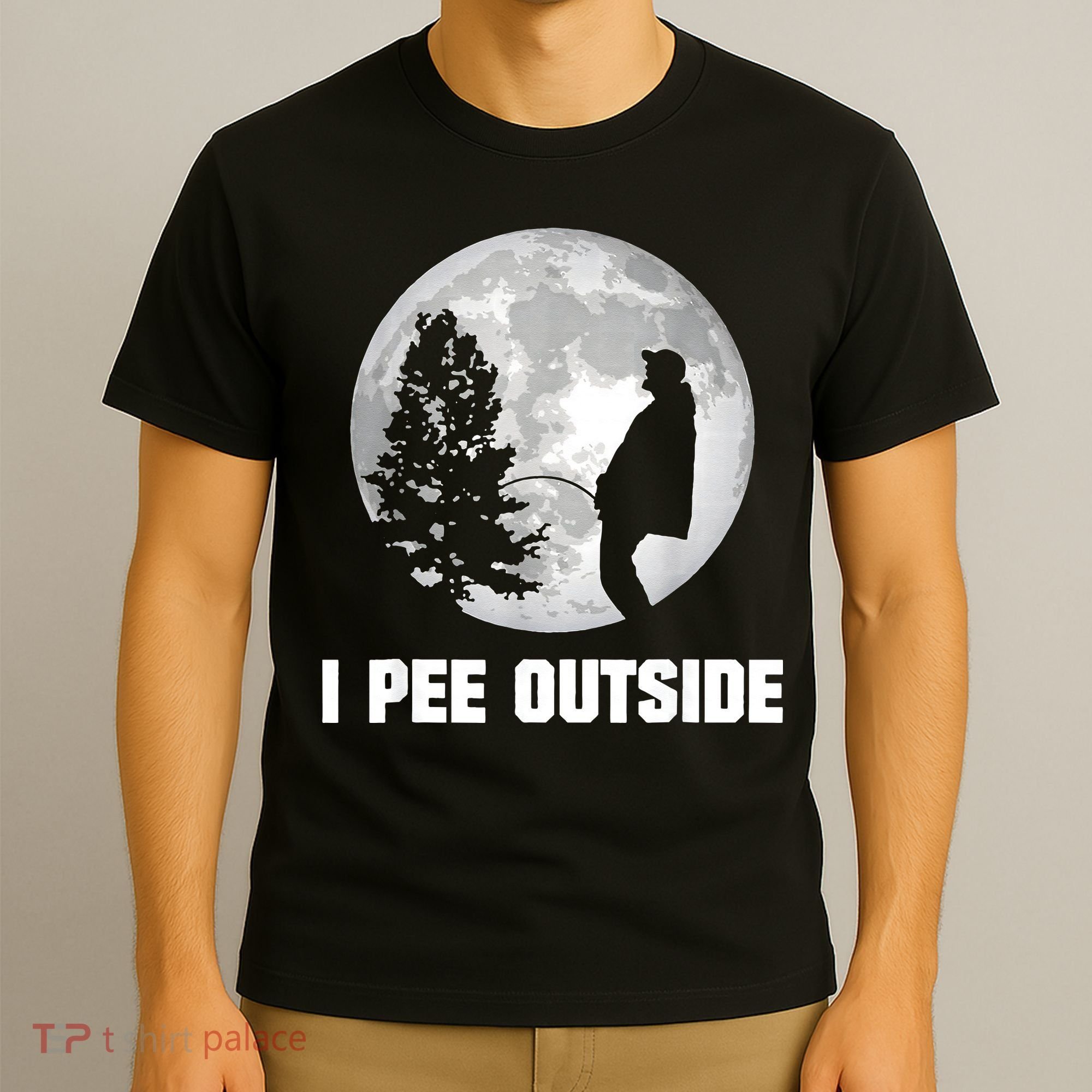 I Pee Outside I Love Peeing Outside Funny Camping T-Shirt