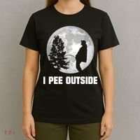 I Pee Outside I Love Peeing Outside Funny Camping T-Shirt thumb 4